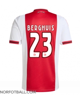 Billige Fotballdrakt Ajax Steven Berghuis #23 Replika Hjemmedrakt 2025-26 Kortermet